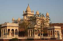 The Jaswant Thada mausoleum